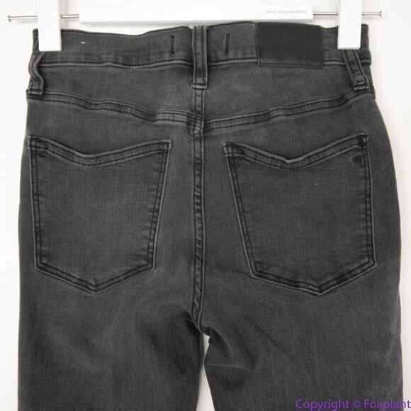 Madewell Petite‎ 9" Mid-Rise Skinny Jeans in Black Sea, Petite 25 - Picture 7 of 16